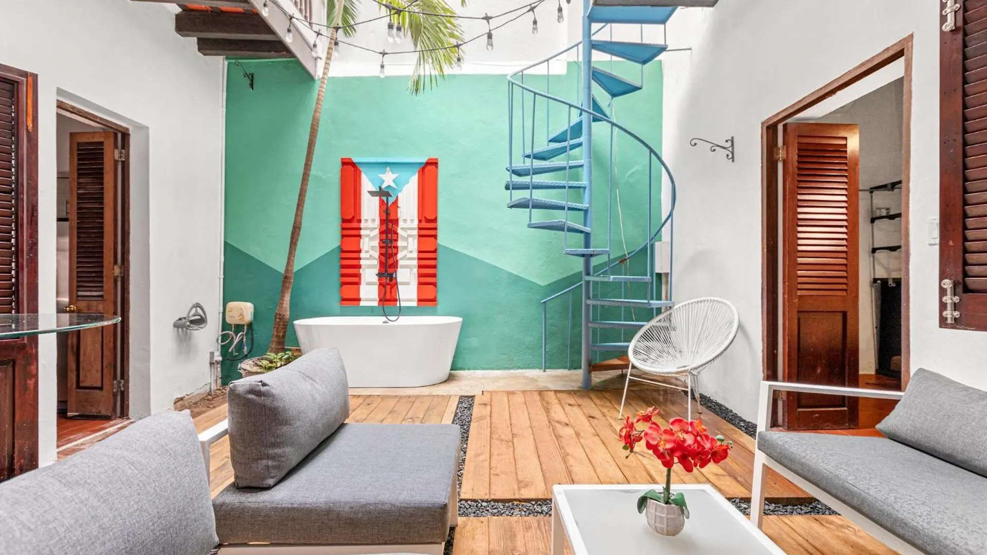Colonial Villa Just Remodeled 2 Floors Indoor Patio & Tub 산후안 0*,