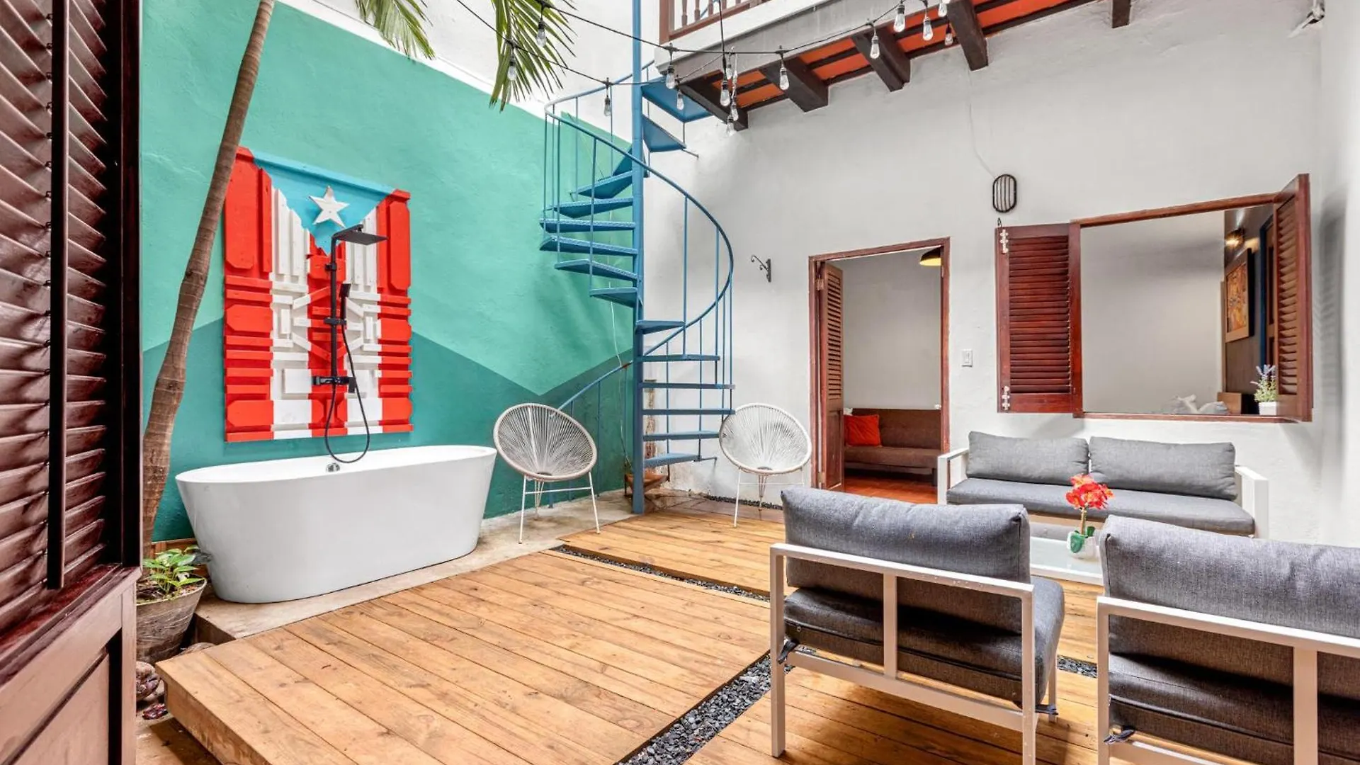 Colonial Villa Just Remodeled 2 Floors Indoor Patio & Tub 산후안